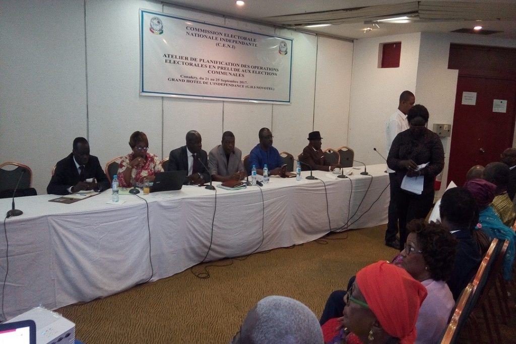 EC-UNPD JTF - Electoral Commission in Guinea is planning electoral operations for upcoming local elections